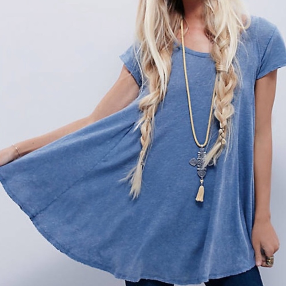 Women's Blue Casual Top